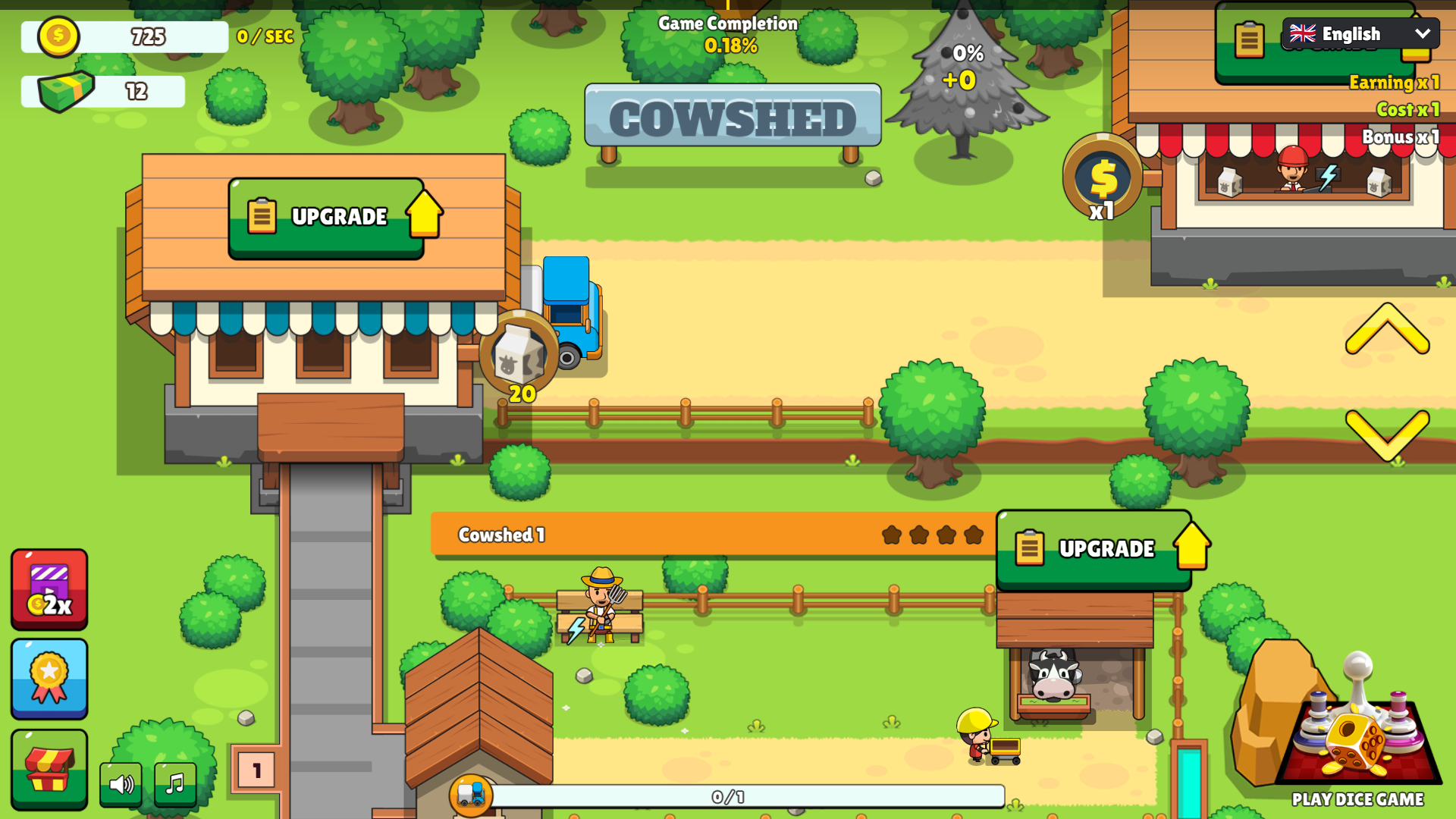 Idle Cowshed — screenshot 1