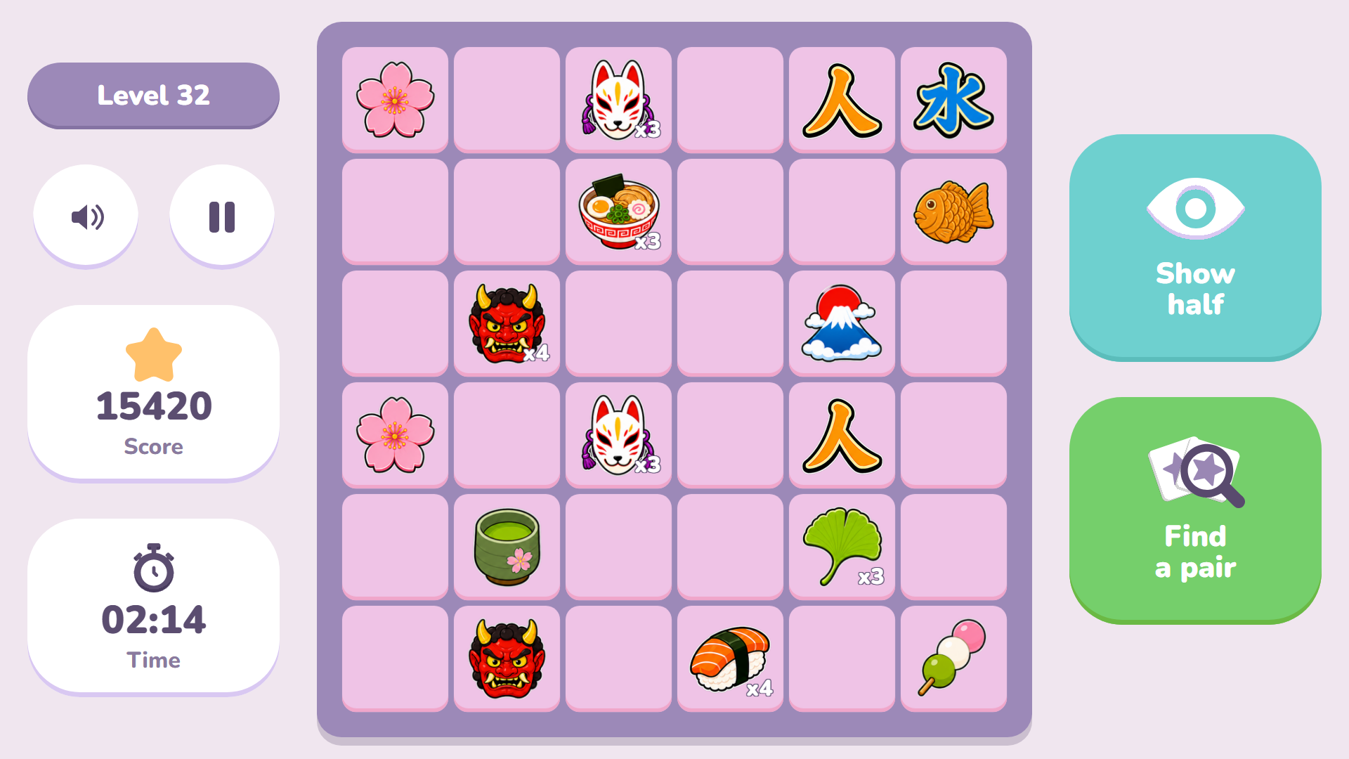 Super Memory Japan: Memory Game — screenshot 3