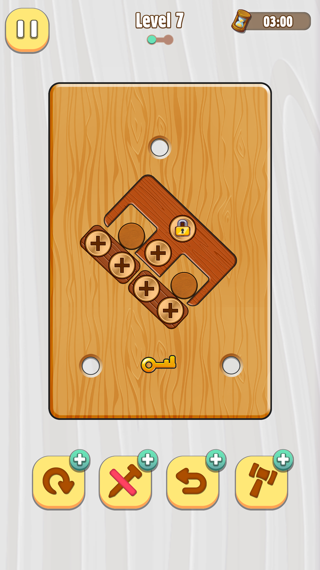 Puzzle! Wooden blocks, nuts and bolts! screenshot 11