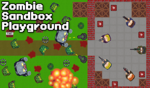 Zombie Sandbox Playground  loading=