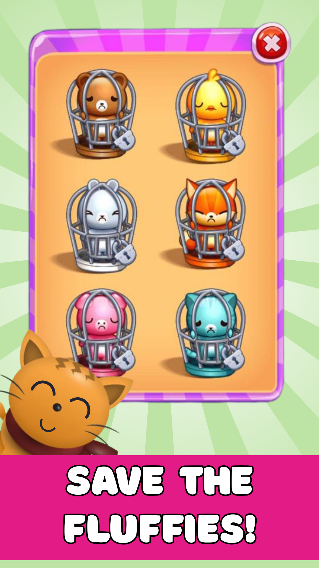 Animal Chaos Match 3 screenshot 4
