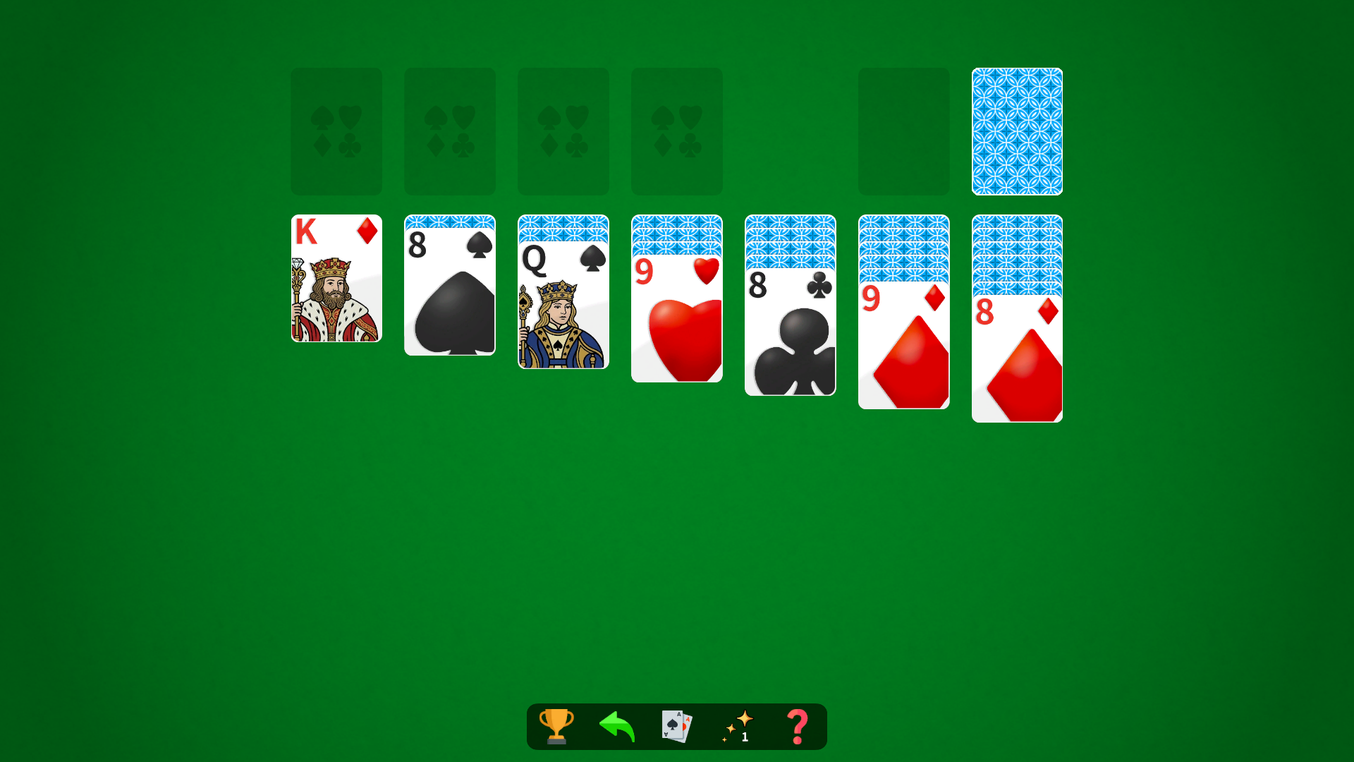 Klondike Solitaire Large Cards screenshot