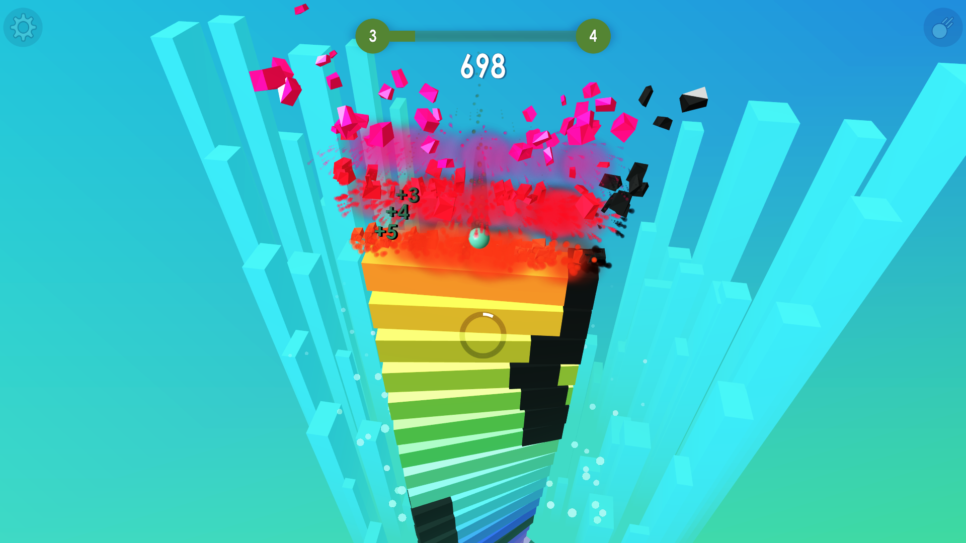 Stack Ball: Blast colorful bricks 3d screenshot