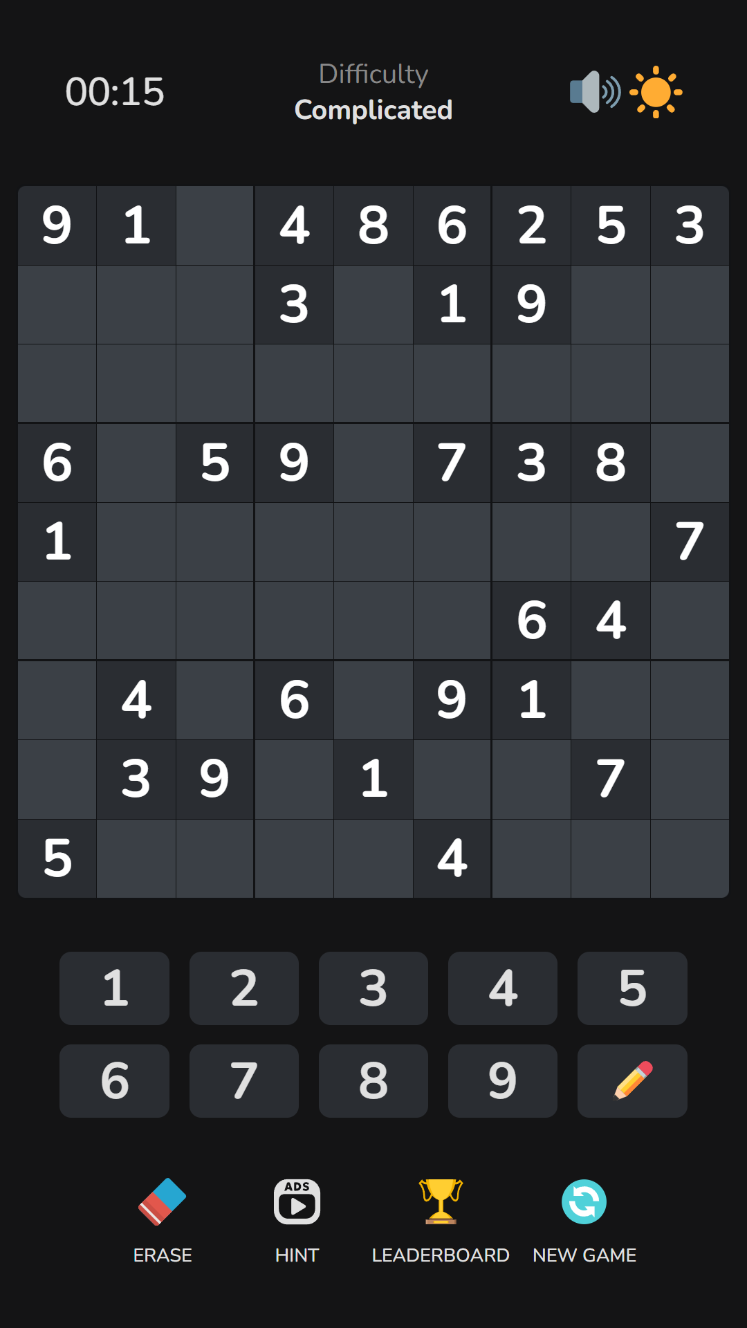 Classic Sudoku screenshot 4