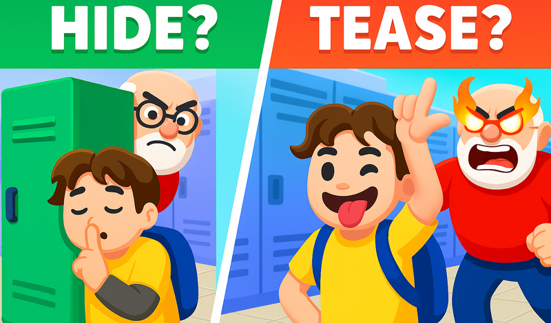 Hide from School game cover