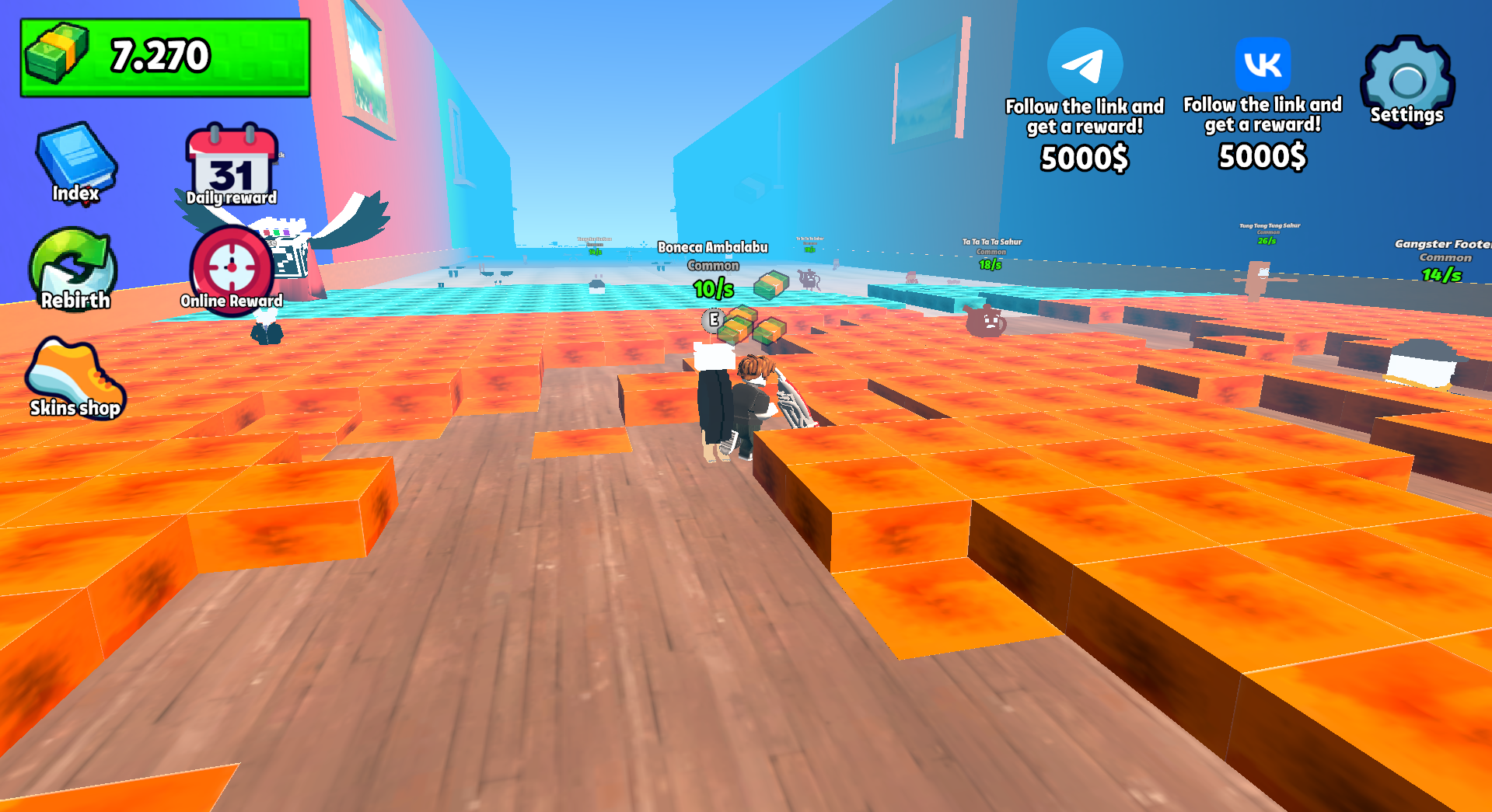 Clean the Brainrots from Dust! — screenshot 1