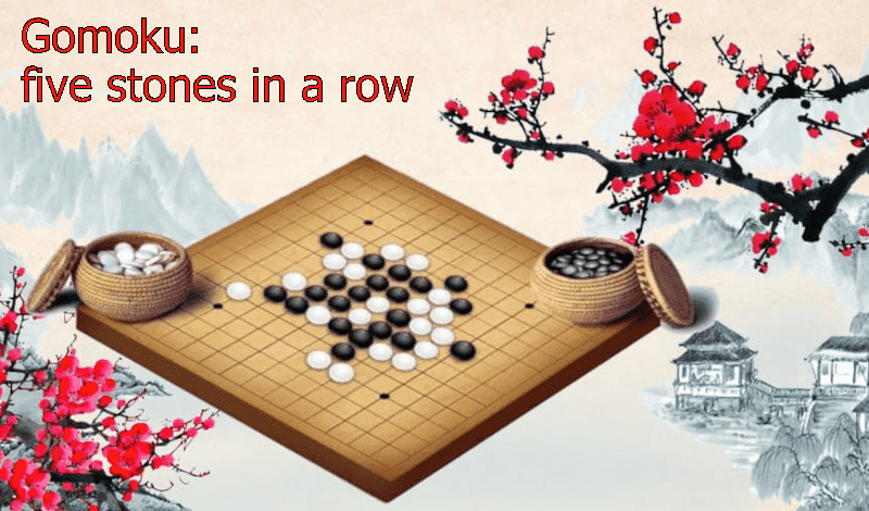 Gomoku: five stones in a row game cover