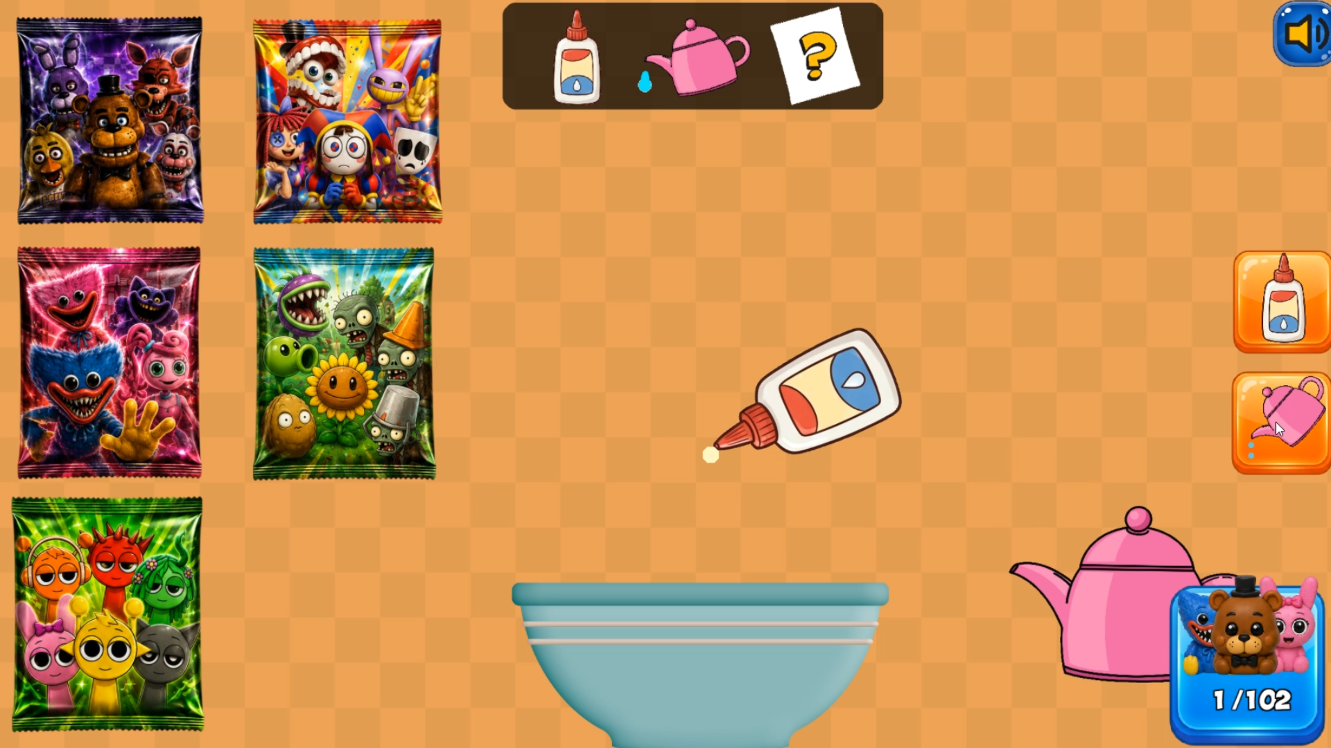 Squish FNAF, Huggy, Sprunki, Digital Circus, PvZ — screenshot 2