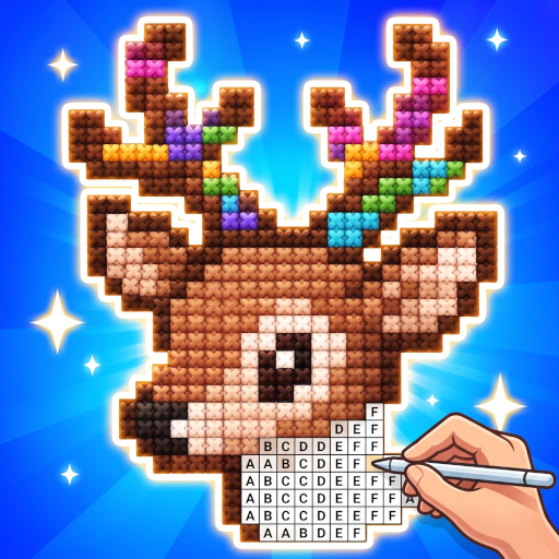 Cross Stitch by Numbers: Pixel Art icon