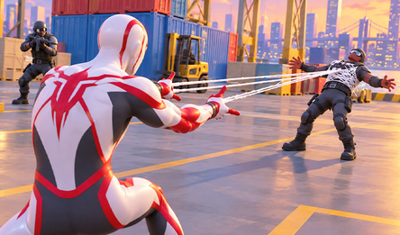 Web Shot: Spider Superhero