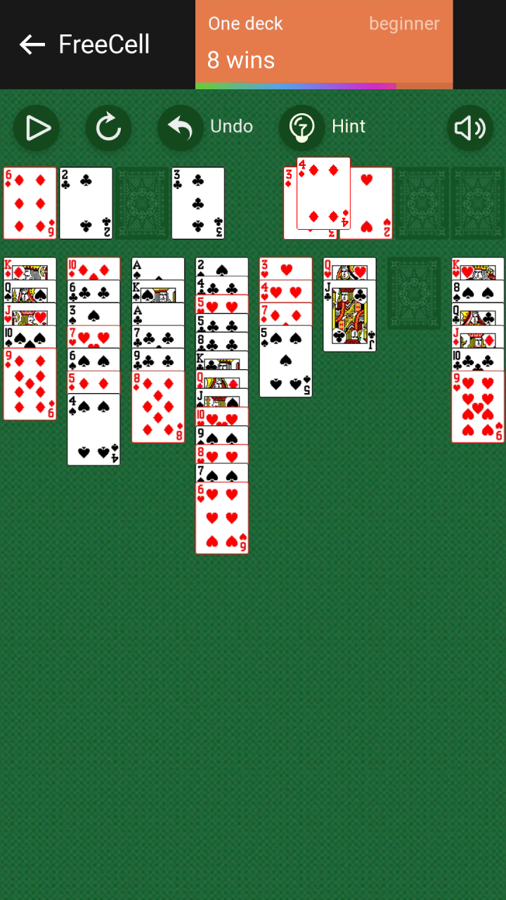 FreeCell solitaire screenshot 7