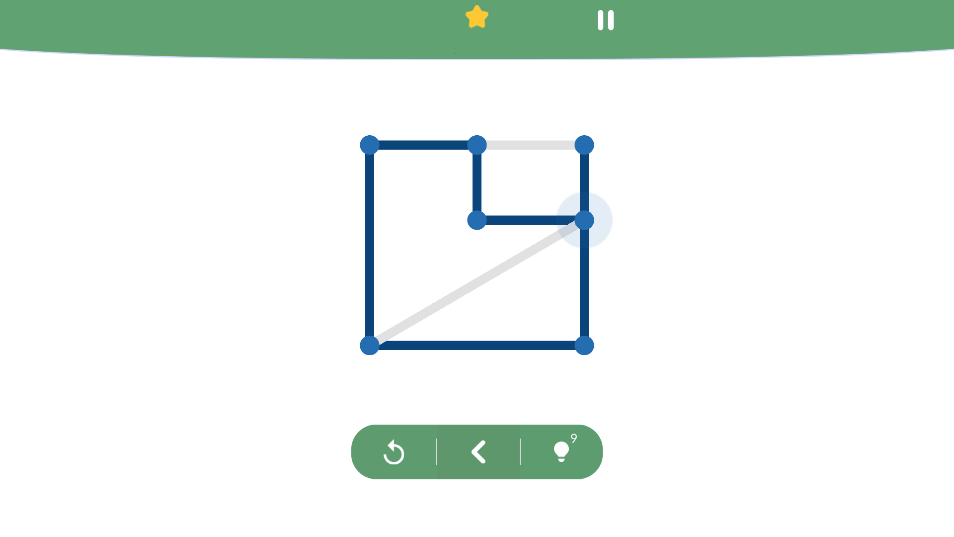 Puzzle! Trace the pattern with one line! screenshot