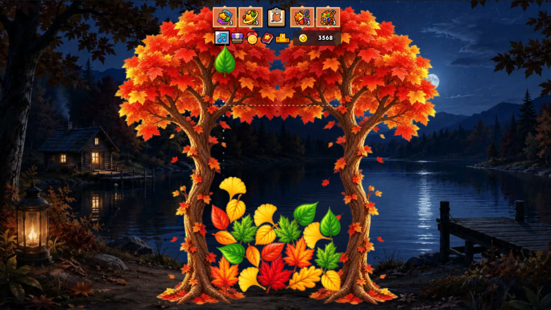 Merge Leaf: Autumn Vibe — screenshot 1