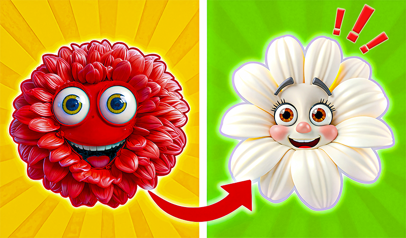Merge Flowers and Berries 2048! game cover
