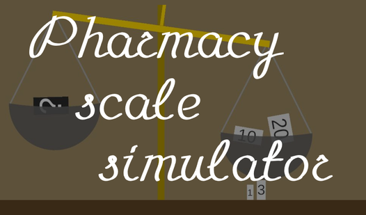 Pharmacy scale simulator