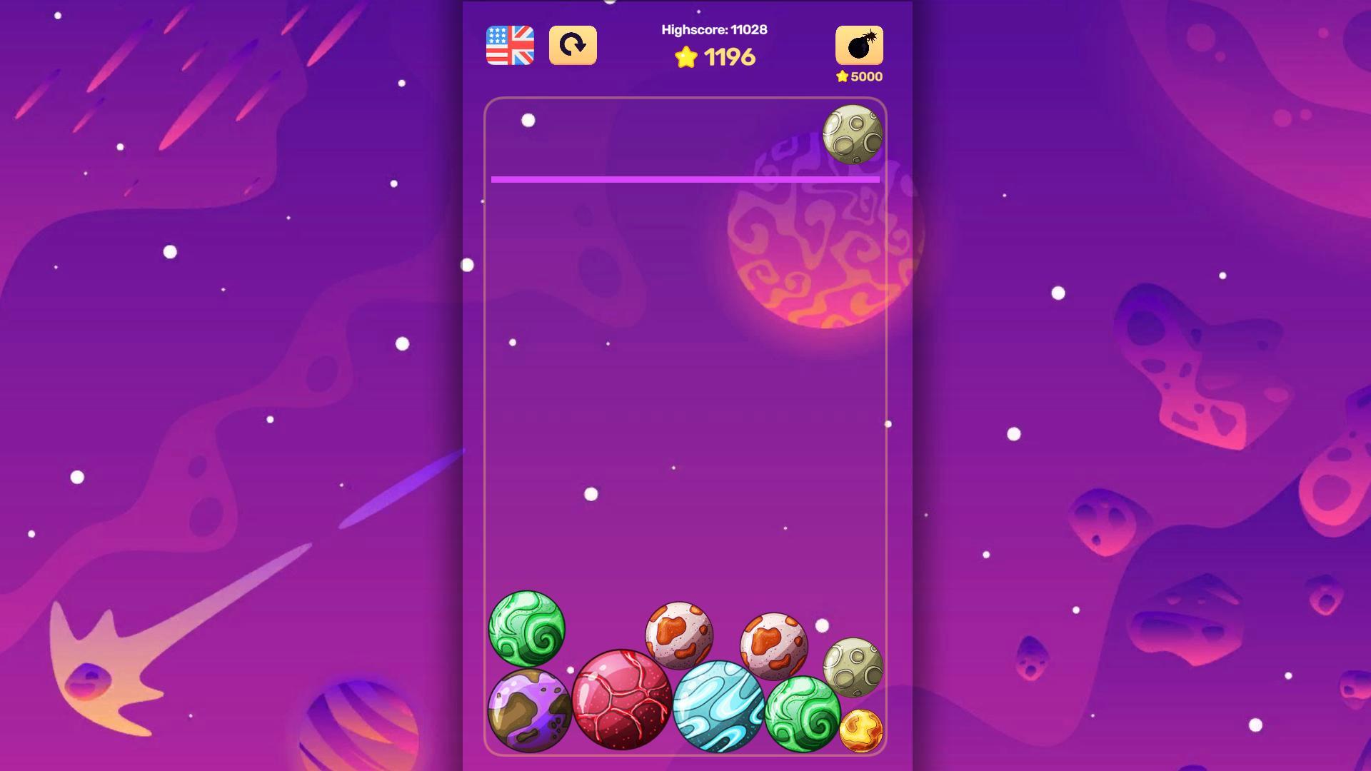 Merge balls: Planets connect screenshot