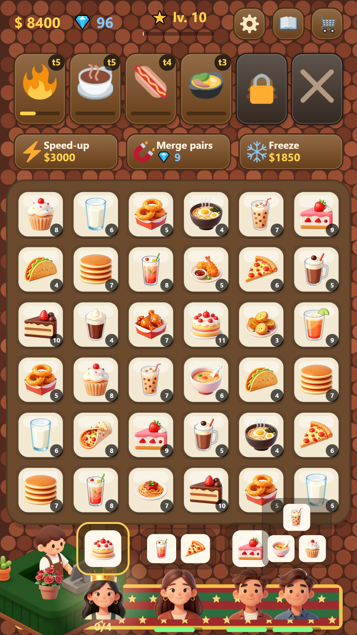 Merge Cafe: Customers are waiting! screenshot 10