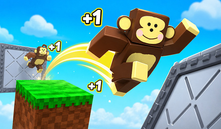 +1 Speed - Monkey Parkour Obby