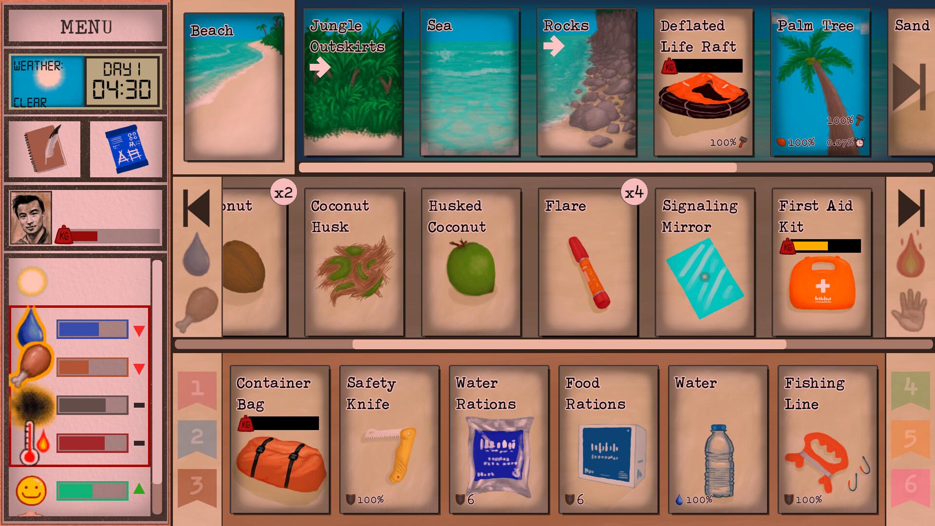 Card Survival Tropical Island screenshot