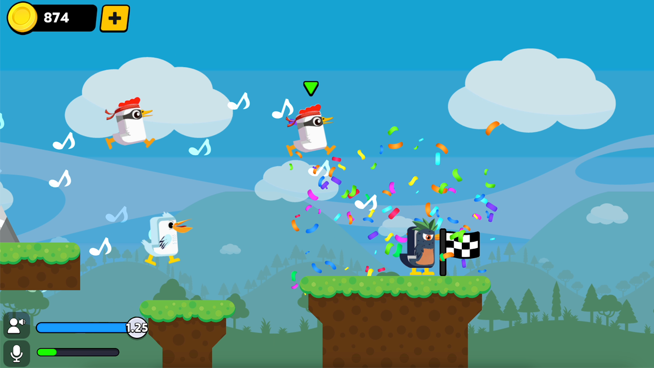 Chicken Scream Race screenshot
