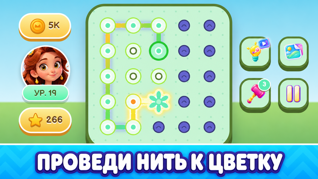 Светонить: Соедини все — screenshot 5