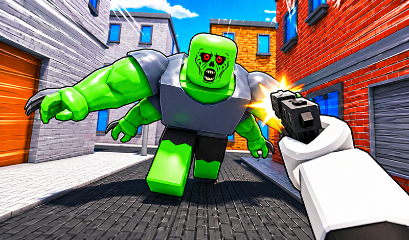 Obby: Survive 100 Waves of Zombies! game cover