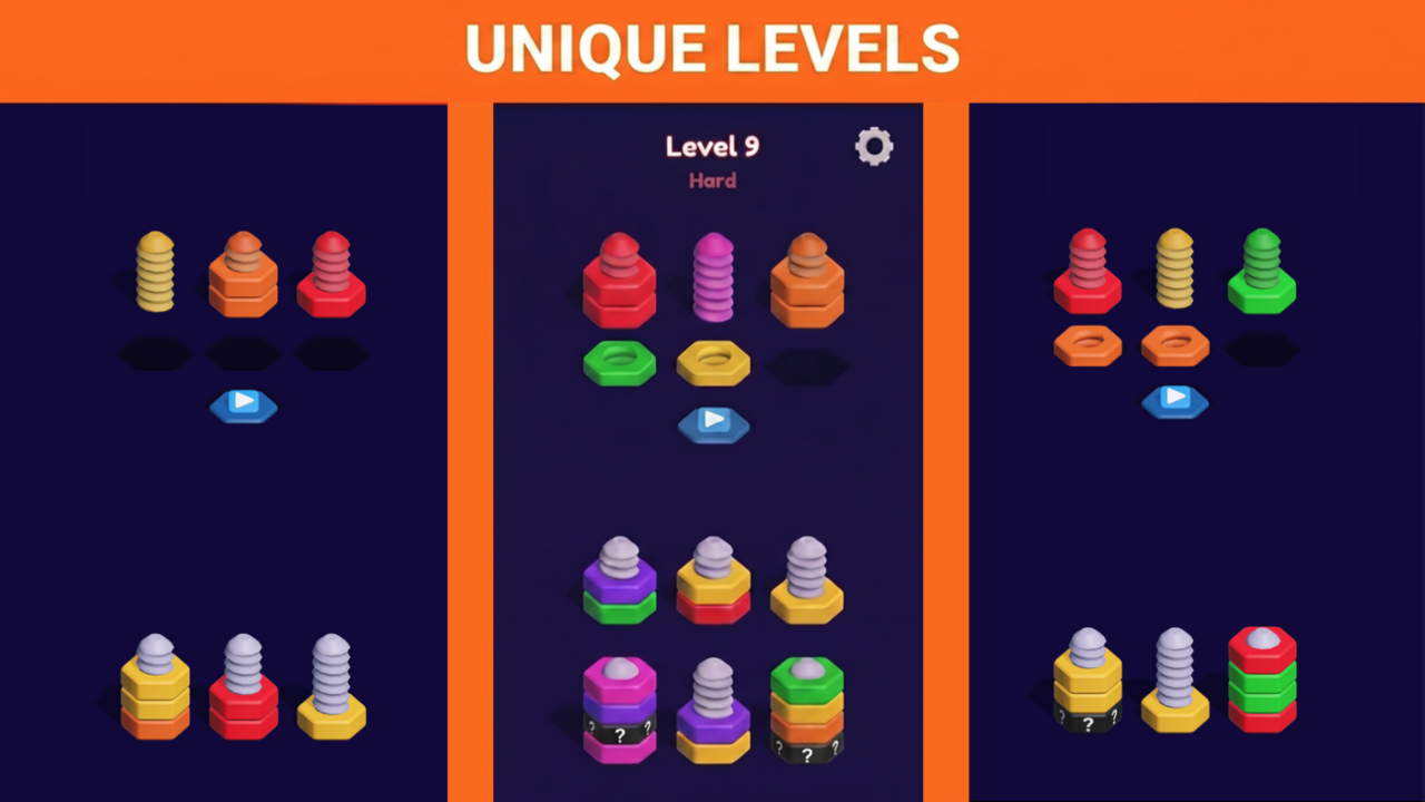 Nuts Color Sort — screenshot 3