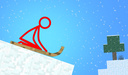 Stickman slide down the hill