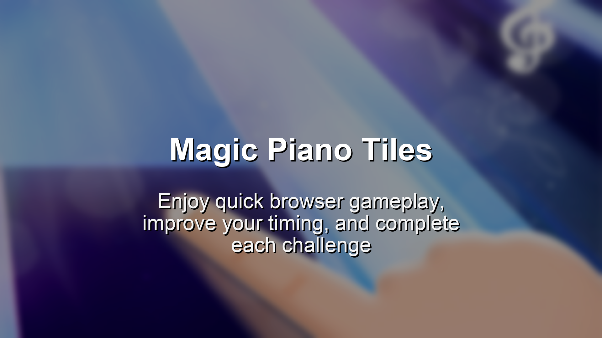 Magic Piano Tiles screenshot 1