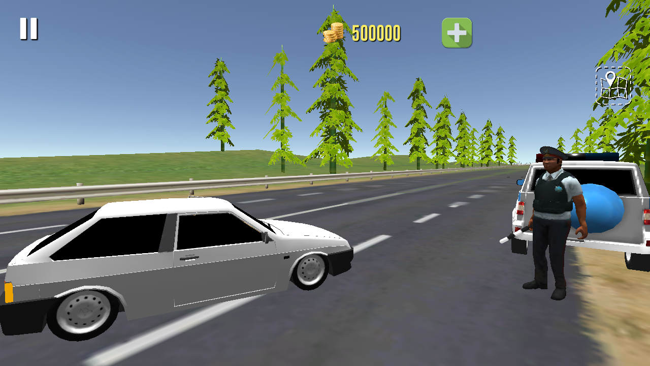 Car simulator with open world screenshot