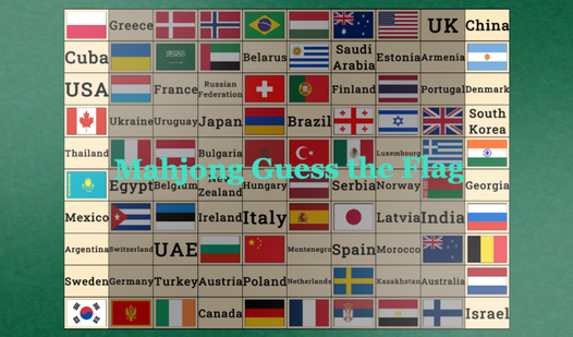 Mahjong Guess the Flag