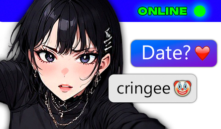 Chat with goth girlfriend