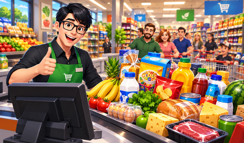 Supermarket: Shelves & Profits
