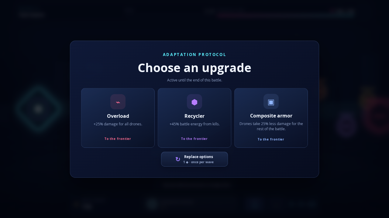 Neon Frontier: Merge Defense — screenshot 3