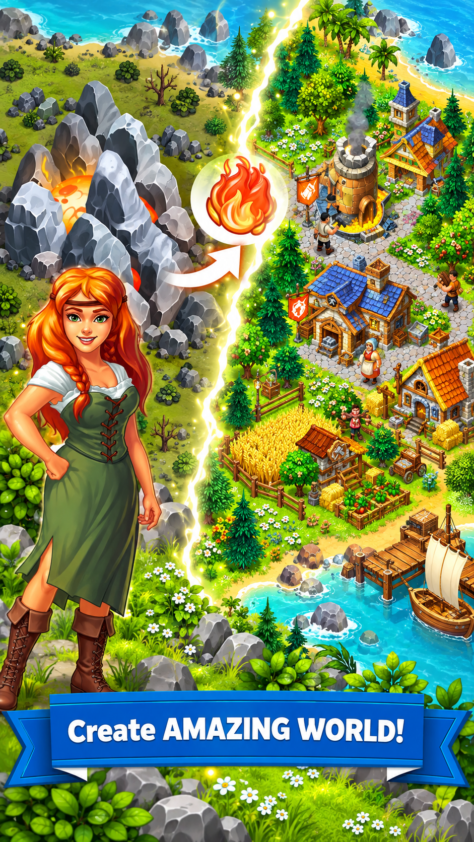 Worlds Builder: Farm & Craft screenshot 8