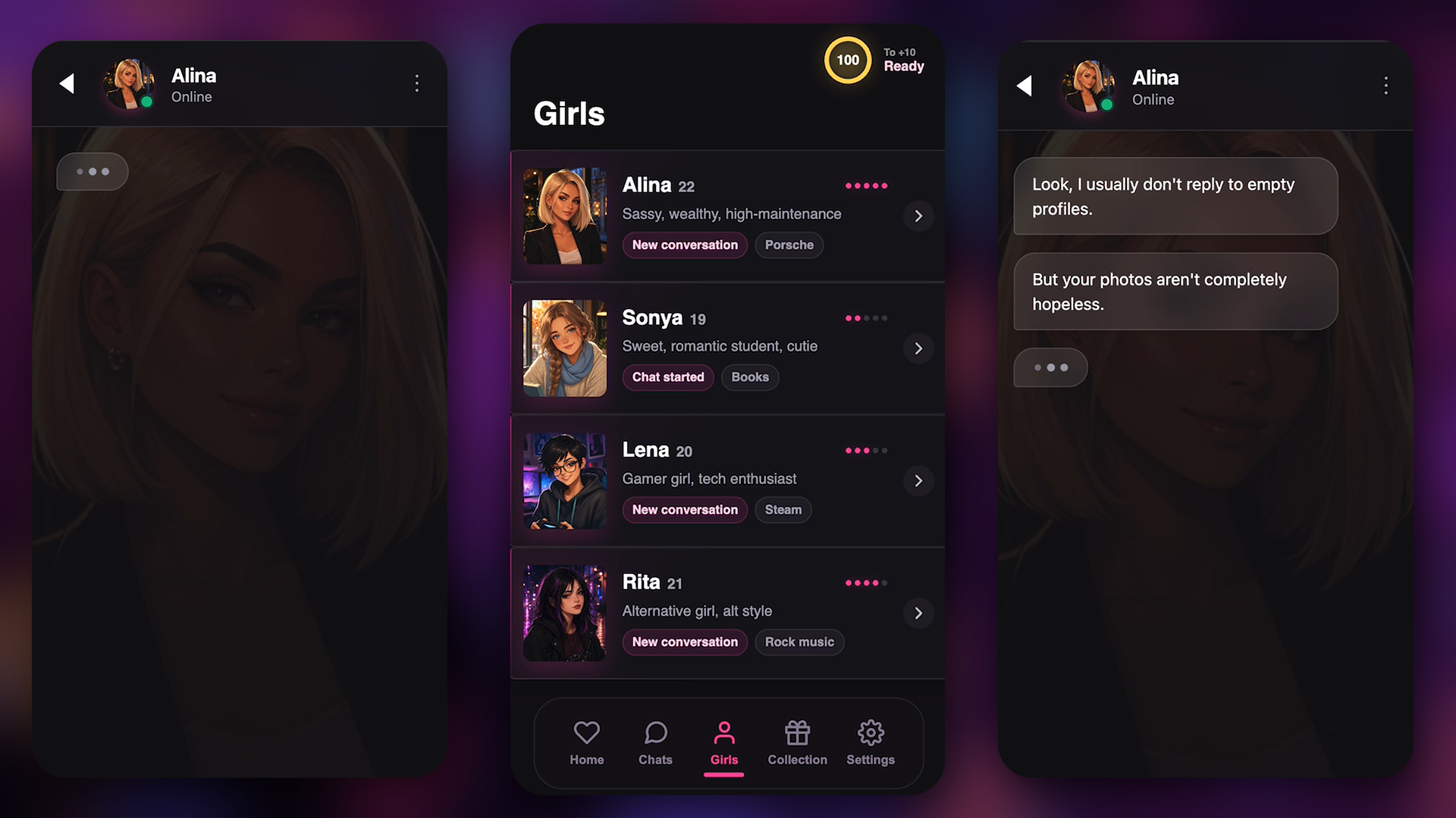 New Chat: Chat With Your Favorite Girlfriends! screenshot