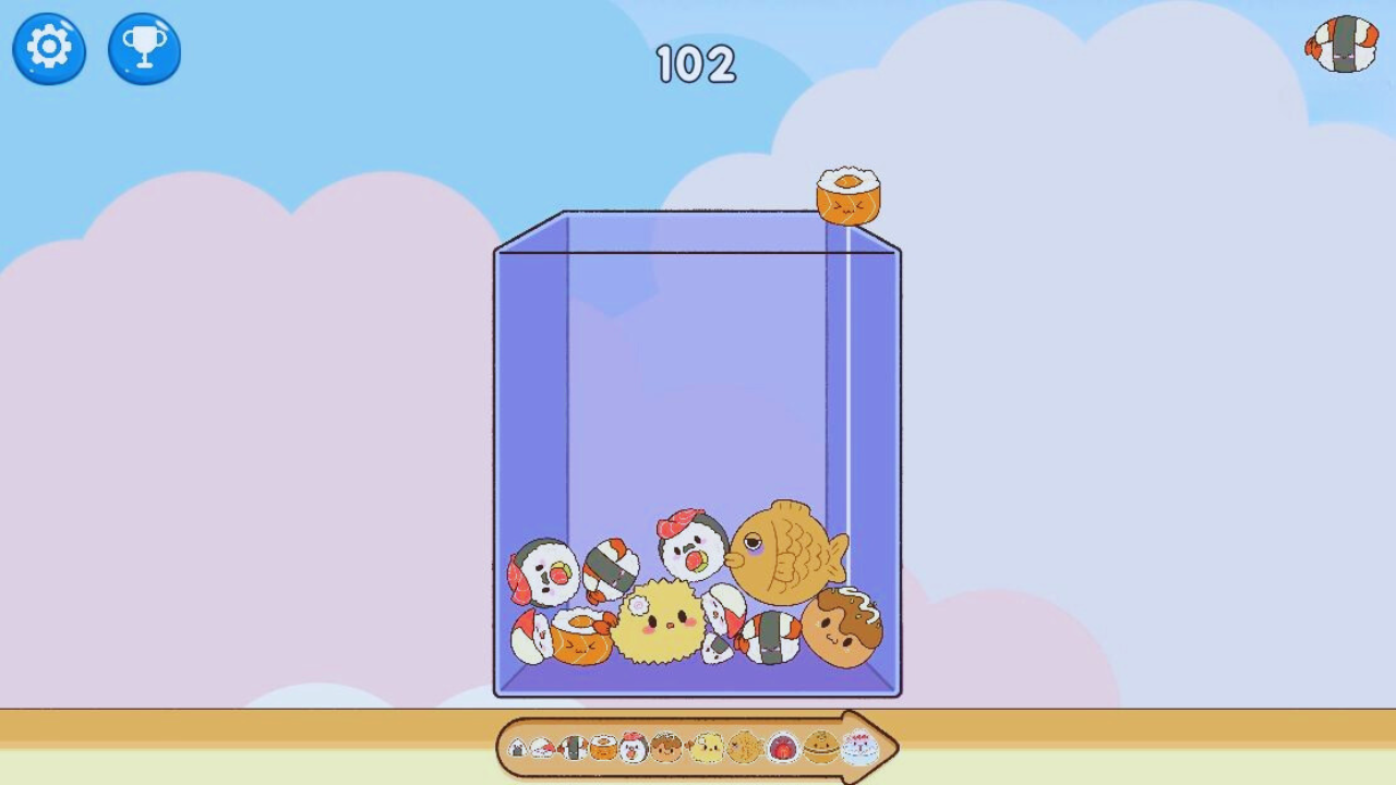 Sushi Merge: Reach Sake Maki — screenshot 1
