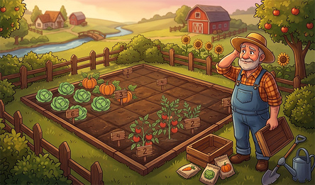 Crowded Garden