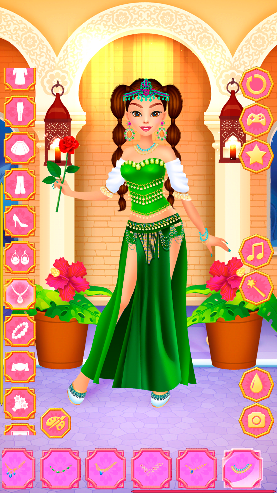 Princess Jasmine Dress Up screenshot 8