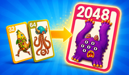 2048 Monster Merge Soltaire