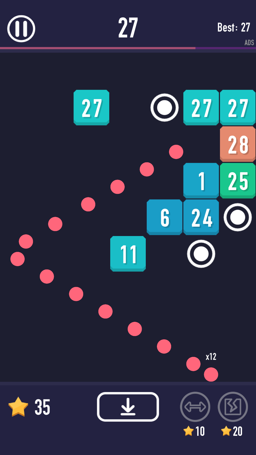 Bricks Breaker Classic screenshot 4