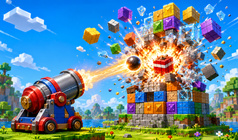 Rocket Cannon: Shoot the Shapes