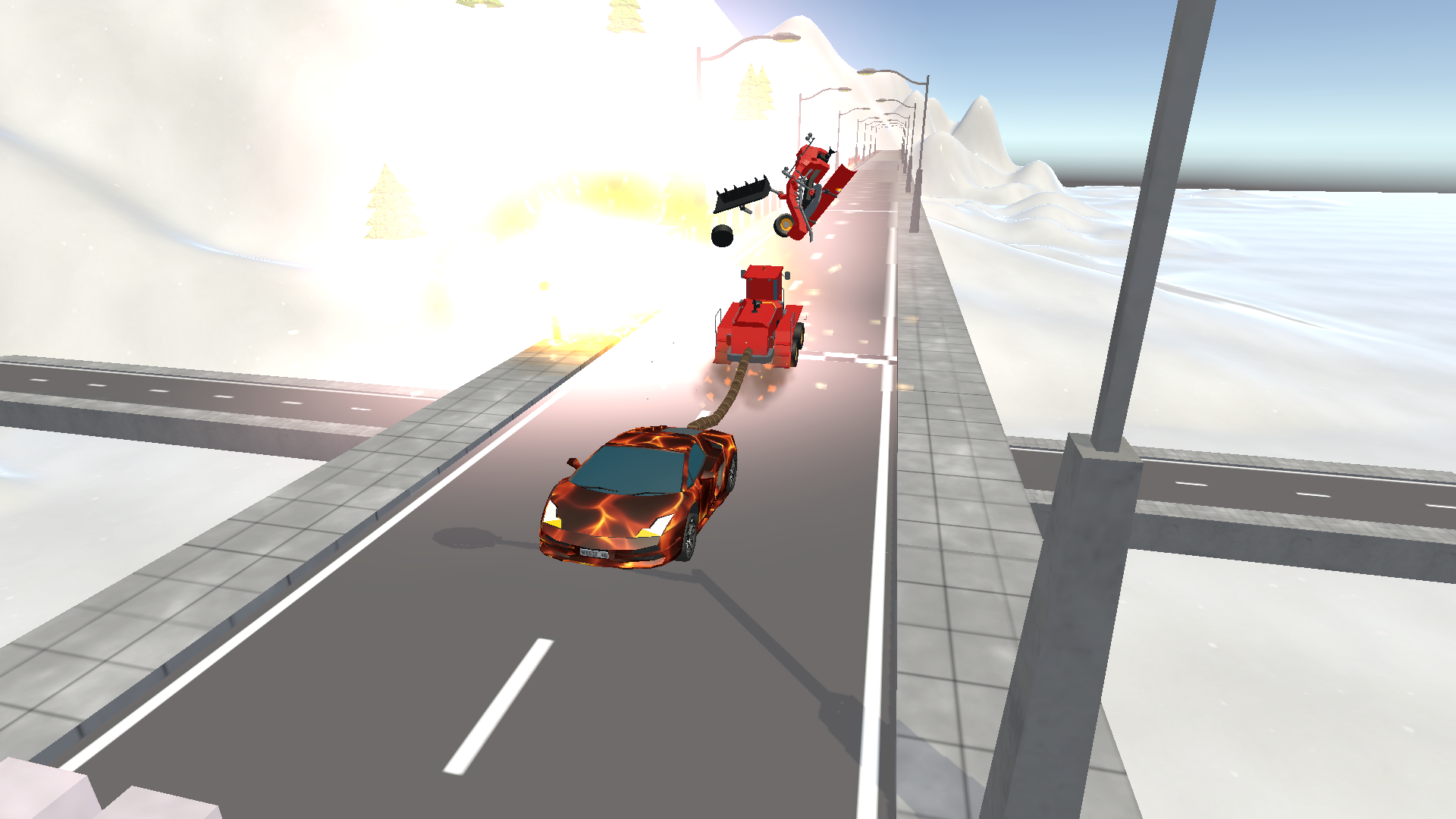 Tug of War with cars! screenshot