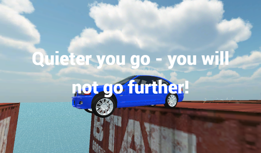 Quieter you go - you will not go further!  loading=