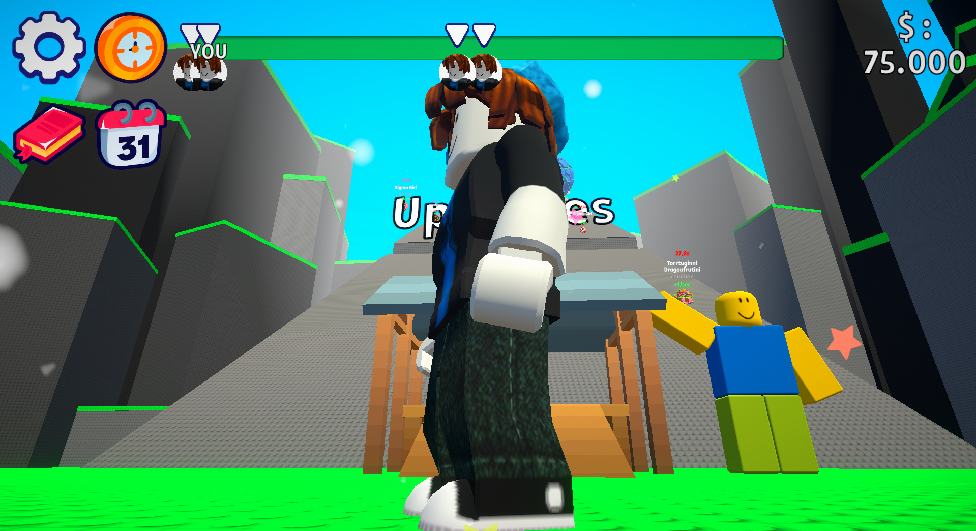 Obby Brainrot: Falling Rocks — screenshot 2