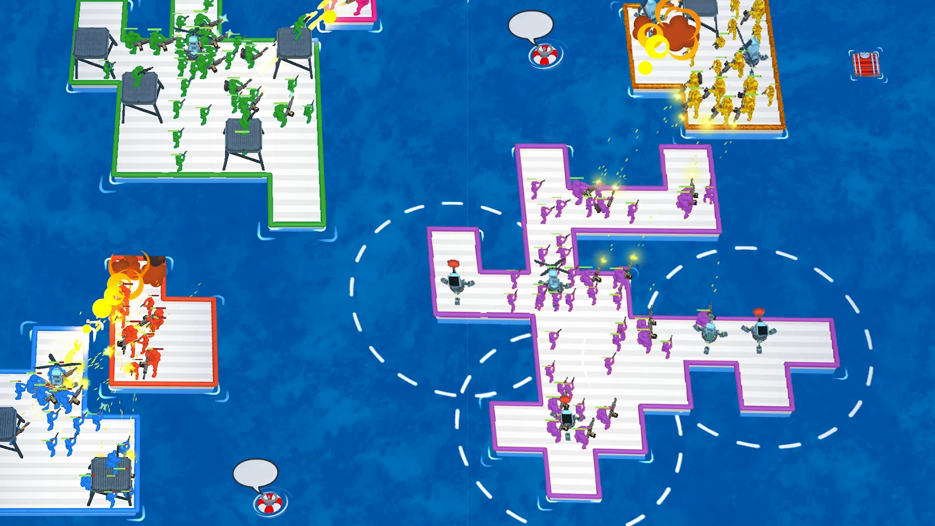 The Raft War screenshot