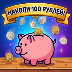 Накопи 100 рублей!