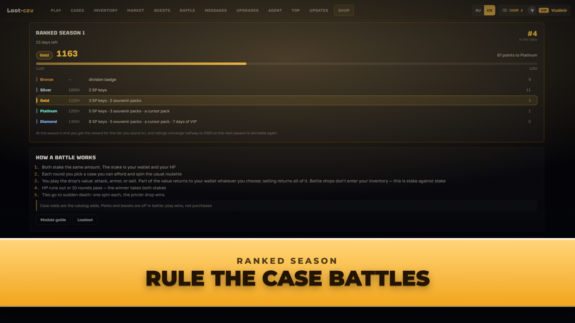 Loot-cev screenshot