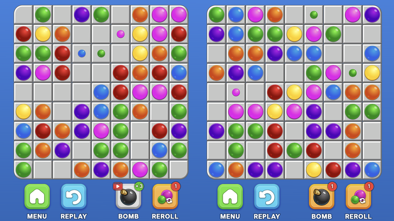 Lines 98 - Classic Color Balls — screenshot 2