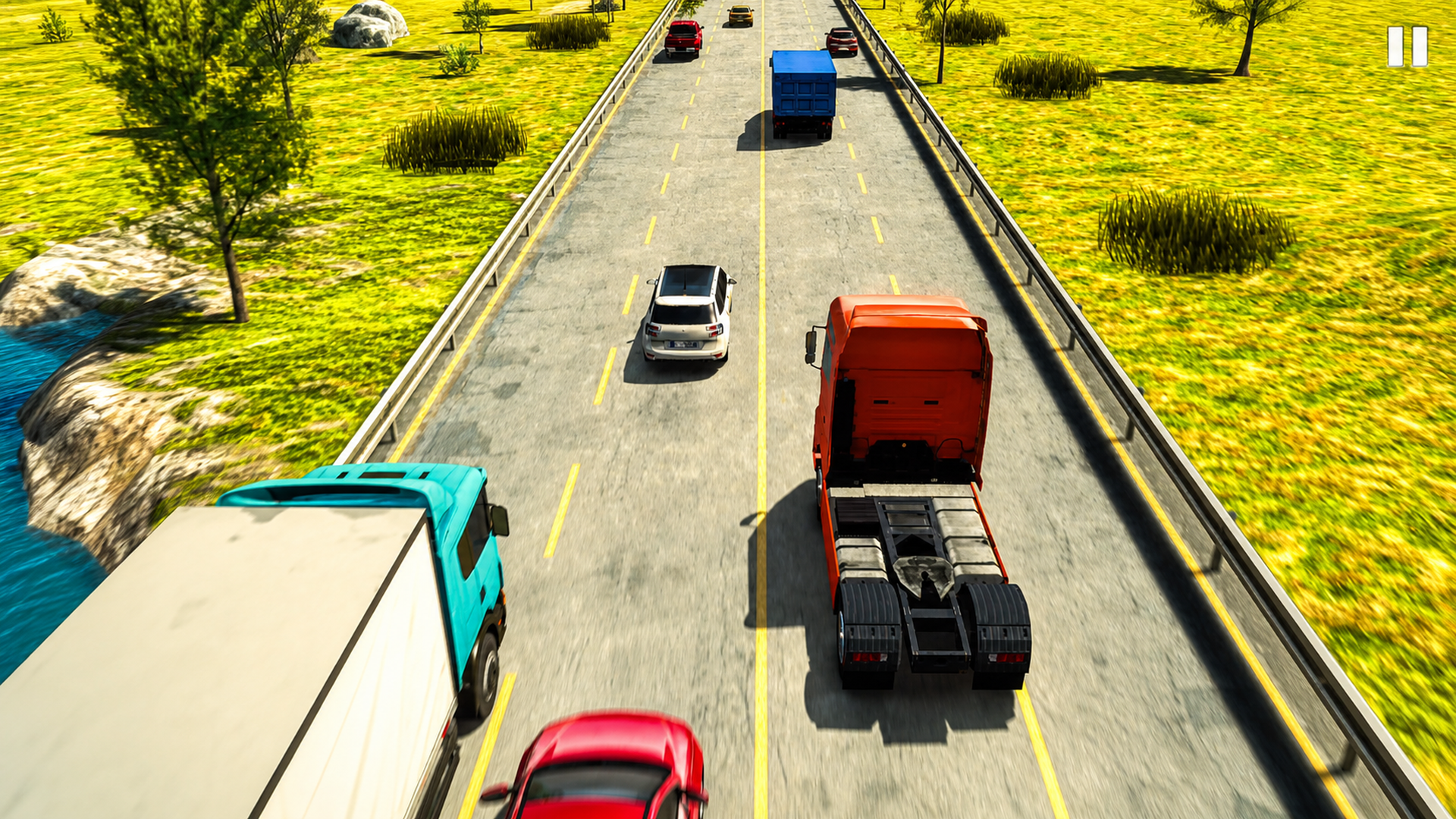 Overtaking on the highway at speed — screenshot 9